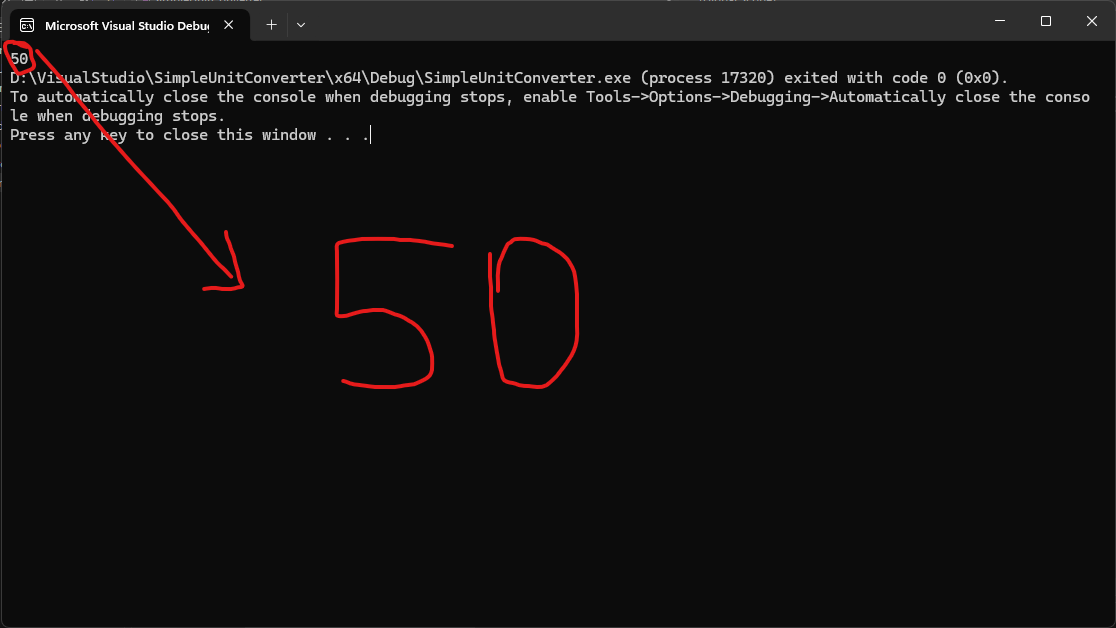 Console Output 001